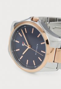Tommy Hilfiger BRUCE - Ručni sat - silver-coloured/roségold-coloured/blue