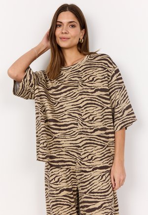 T-Shirt print - c hot fudge combi