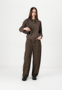 BDG Urban Outfitters LOFTY RUGBY - Pullover - choc