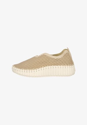 Bubble Bobble, MOCASINES PLANOS PERFORADOS - Zapatos sin cordones - beige