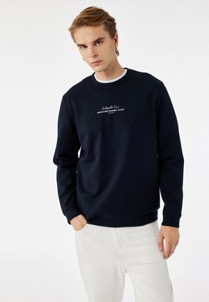PRINTED - Sudadera - dark blue