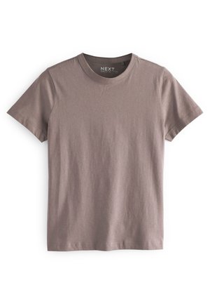 Next ESSENTIAL SHORT SLEEVE CREW NECK T-SHIRT - T-shirt - bas - neutral taupe brown