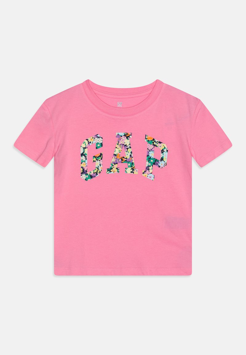 GAP LOGO GRAPHIC GIRLS Tshirts print neon impulsive pink/pink