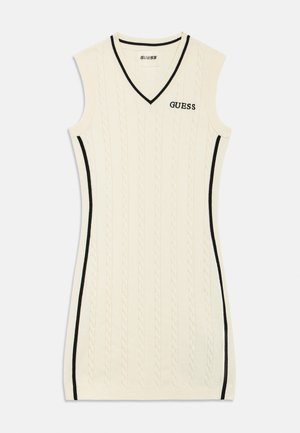 SWEATER DRESS MINI - Robe pull - dove white