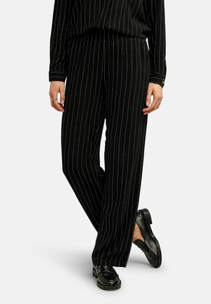 NEO - Stoffhose - black pinstripe