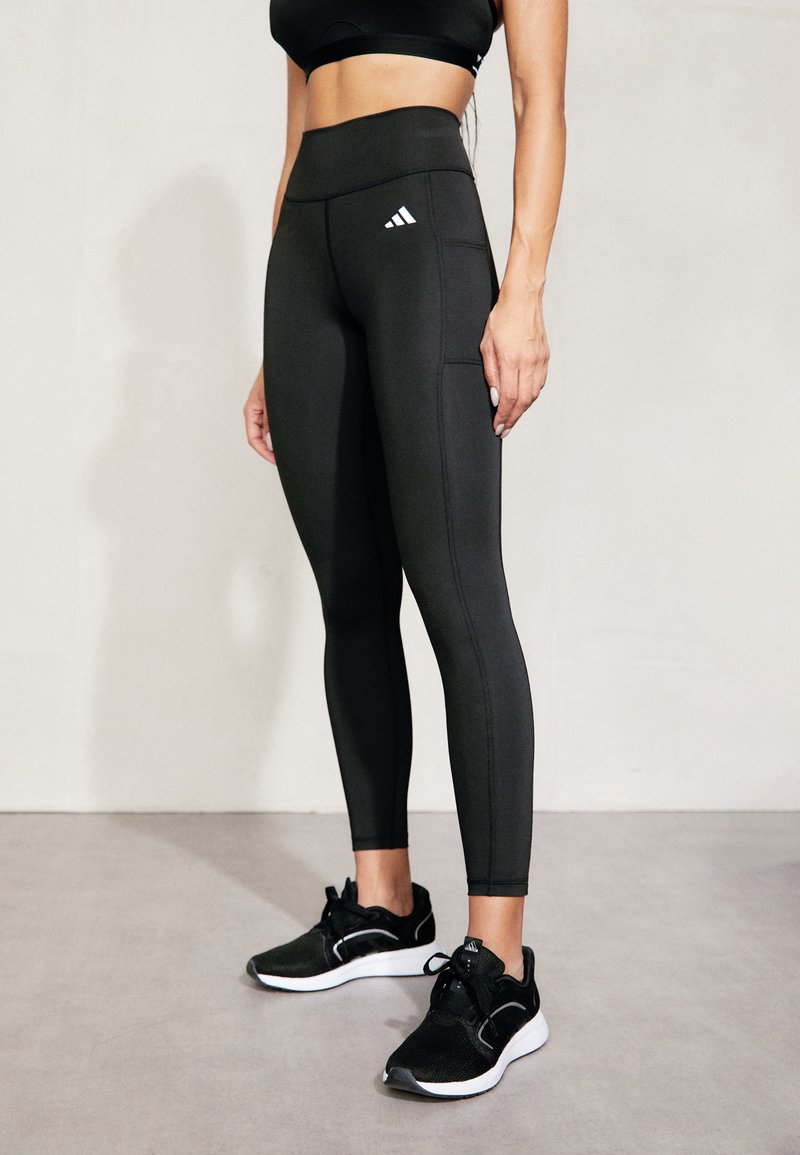 adidas Performance - OPTIME FULL-LENGTH - Retuusid - black, Suurenda