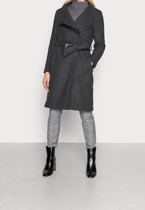 Klasický kabát - dark grey