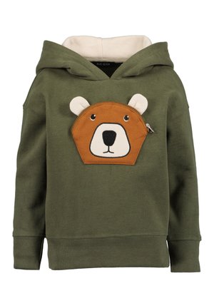 BEAR - Felpa con cappuccio - oliv