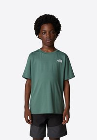 The North Face - Printtipaita - duck green Pienoiskuva 1