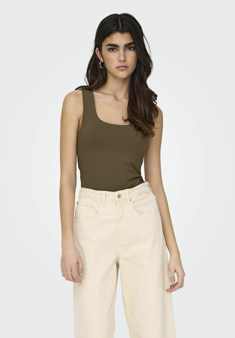 ONLY EA S/L 2-WAYS FIT JRS NOOS - Débardeur - carafe