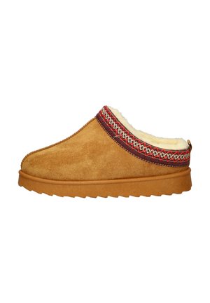 Pantoffels - cognac