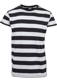 BLOCK STRIPE TEE - T-shirt imprimé - black/white