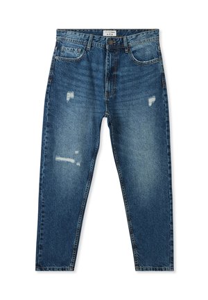 Terranova CON STRAPPI - Jeans a sigaretta - blu denim scuro