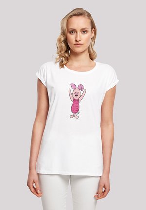 EXTENDED SHOULDER DISNEY WINNIE THE POOH FERKEL PIGLET C - T-shirts med print - white