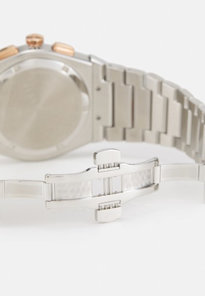 FERRAGAMO VEGA - Ura kronograf - brown/silver-coloured/rose gold-coloured