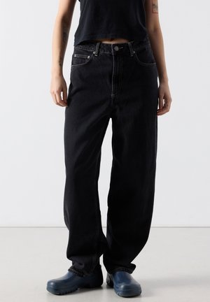 American Vintage YOPDAY - Široke kavbojke - black vintage