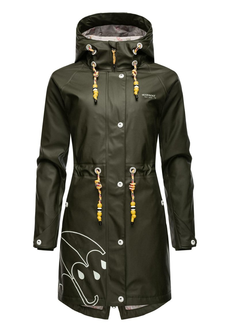 Marikoo - DANCING UMBRELLA - Regenjacke / wasserabweisende Jacke - dark olive, Vergrößern