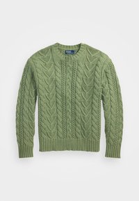 COTTON-BLEND FISHERMAN'S JUMPER - Vesta - fern green