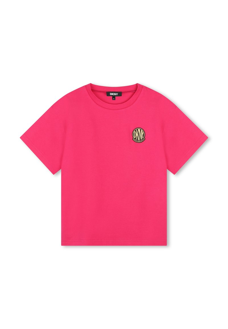 DKNY T-shirt basic donkerroze