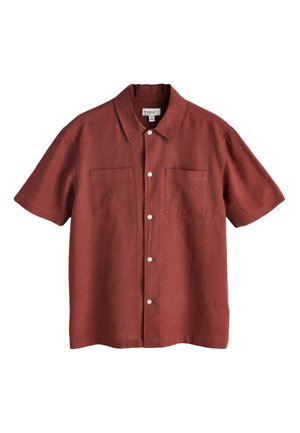 Next, REGULAR FIT - SHORT SLEEVE  - Skjorter - rust brown