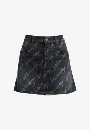 Balenciaga, MINI SKIRT ANTHRACITE - Jupe en jean - anthracite