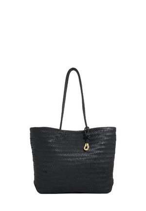 DAXON TEXTURED - Tote bag - black