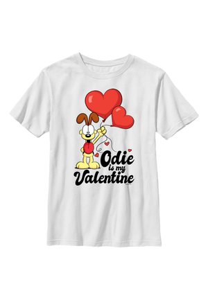 GARFIELD VALENTINE'S DAY ODIE - T-shirt print - white