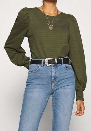 Langarmshirt - olive