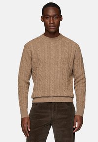 Boggi Milano CREW NECK - Pulover - taupe
