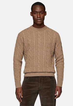 CREW NECK - Neule - taupe