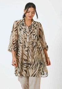 Button-down blouse - zebra