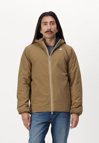 K-Way JACK WARM DOUBLE UNISEX - Jachetă de iarnă - brown corda - blue depht