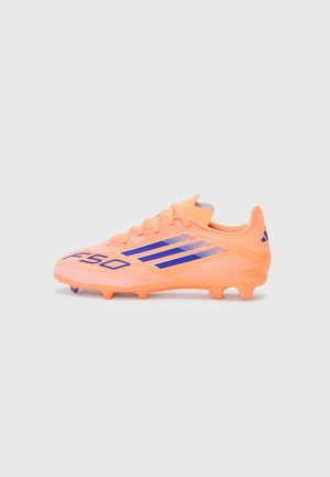 F50 LEAGUE - Ghete de fotbal pentru teren tare - beam orange/lucid blue/ftwr white