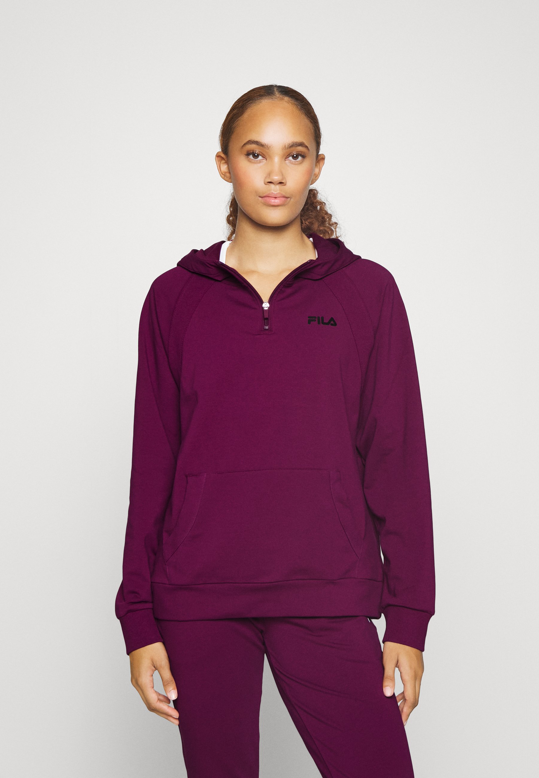 Fila HOODY JANINA - Zip-up sweatshirt - magenta purple/purple -  Zalando.co.uk