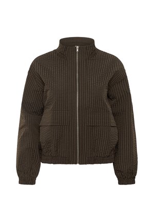 Kaffe Curve, KCMARIANNE - Summer jacket - coffee bean mini check