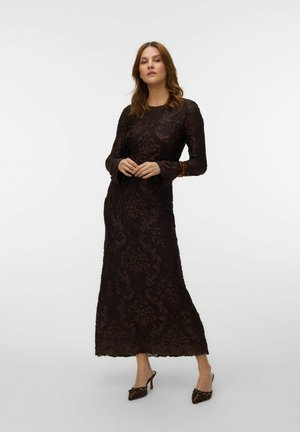 Vero Moda, DRESS AWDAKOTA LONG DRESS - Robe longue - chocolate torte