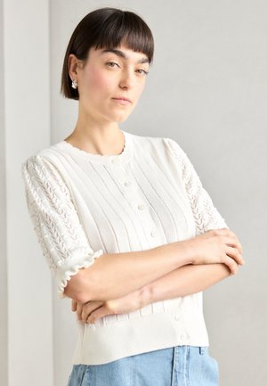 CARDIGAN CAROL - Kardigán - off white