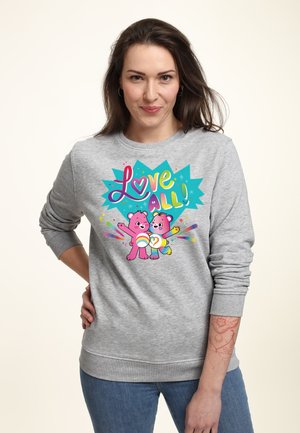 CARE BEARS TOGETHERNESS BEAR LOVE ALL - Sudadera - heather grey