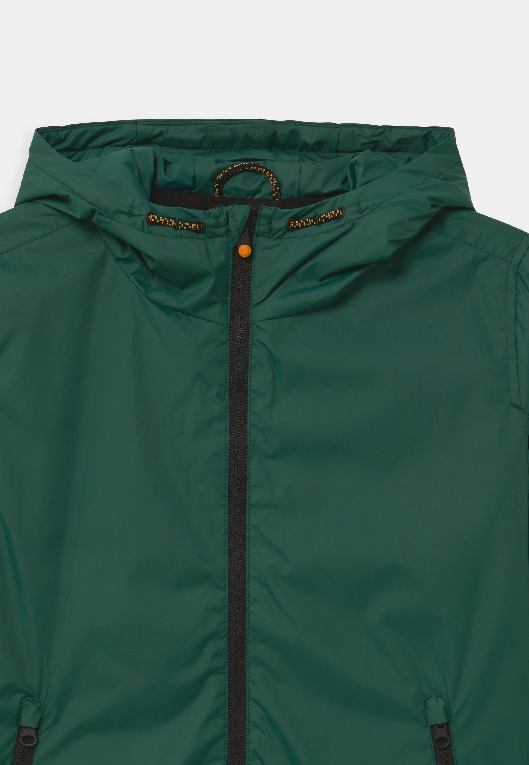hunter green raincoat