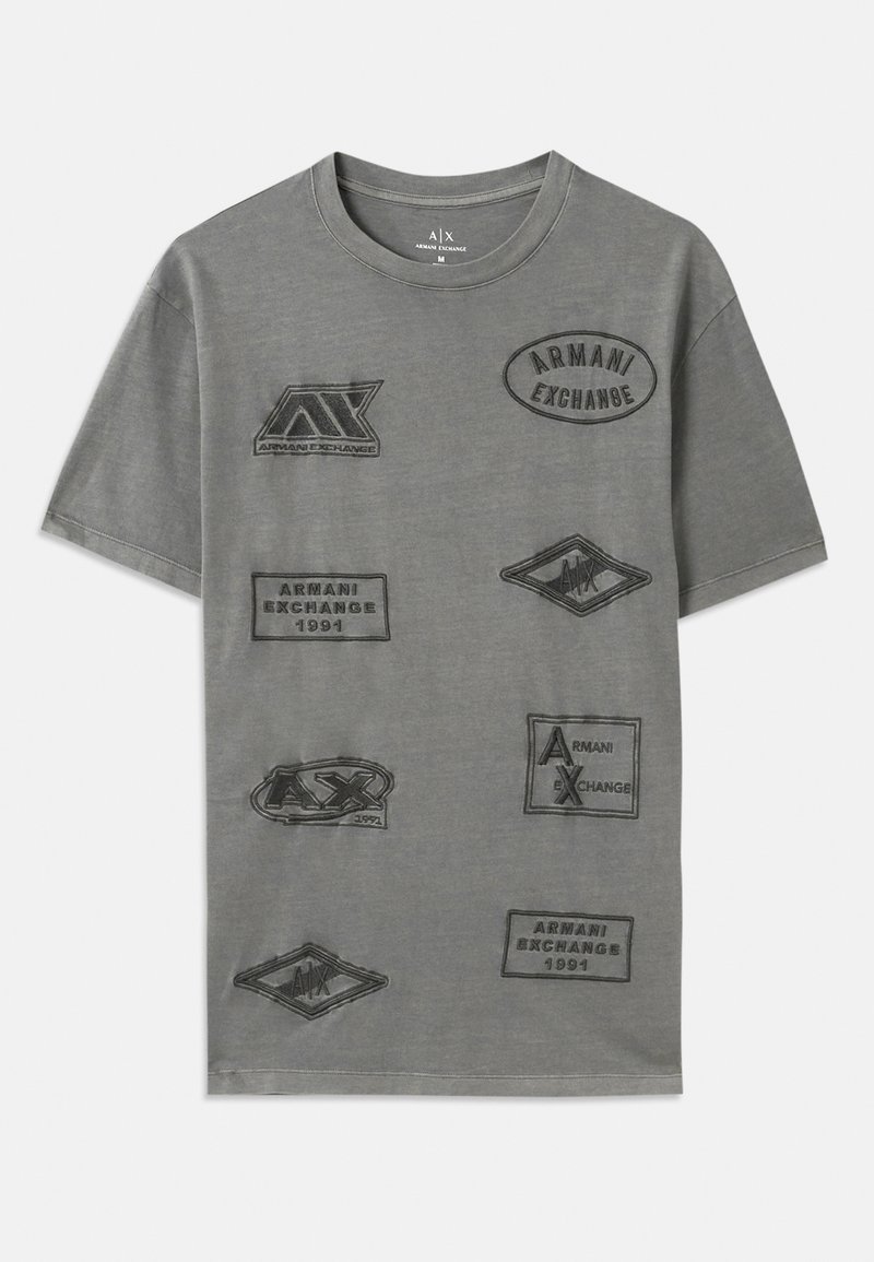 Armani Exchange T-shirt print donkergrijs Armani Exchange T-shirt print donkergrijs