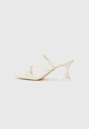 JEWELLA - Heeled mules - white/bone
