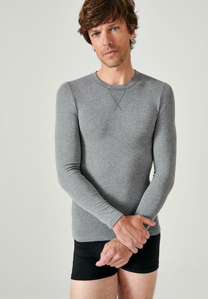 Damart MANCHES SENSITIVE FINE - Caraco - Dark Heather Gray