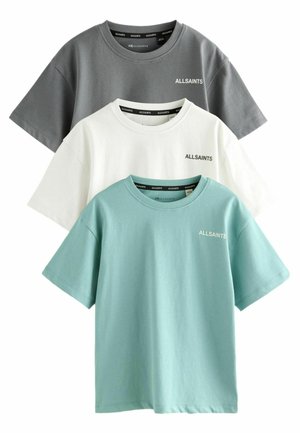 smALLSAINTS REGULAR FIT - LOGO CREW 3 PACK - Basic T-shirt - teal blue grey
