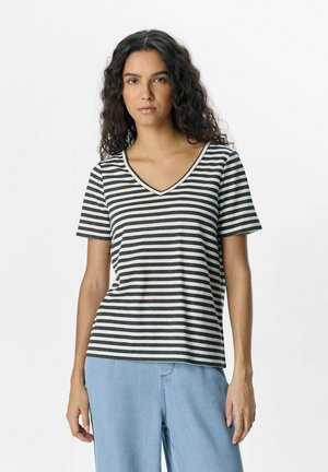 Object GESTREIFTES - Camiseta estampada - white