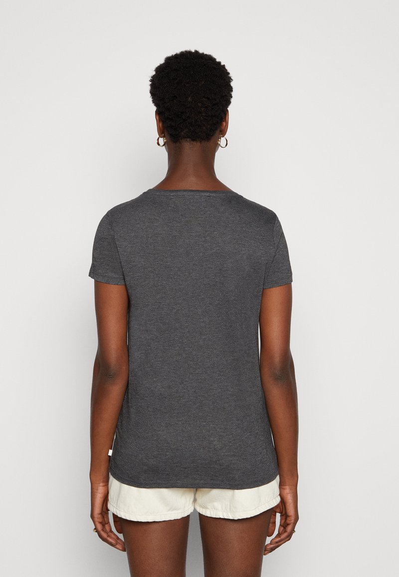 Damen T-Shirts | TOM TAILOR DENIM RELAXED TEE T-Shirt print dark grey/white/anthrazit - GB59995 Damen T-Shirts | TOM TAILOR DENIM RELAXED TEE T-Shirt print dark grey/white/anthrazit - GB59995