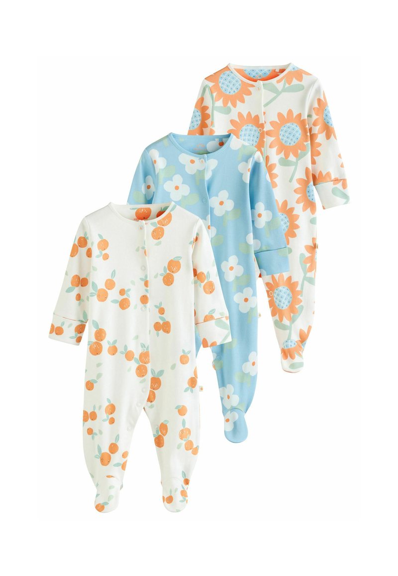 Next - REGULAR FIT - 3 PACK   - Strampler - blue orange, Vergrößern