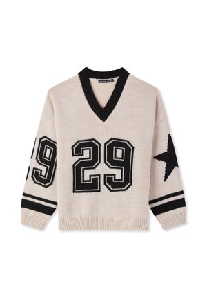 STAMPA - Maglione - bianco lana