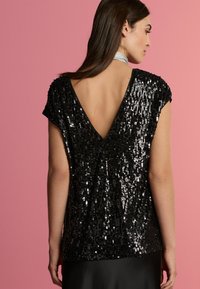 Next SEQUIN SLEEVELESS - Pusero - black