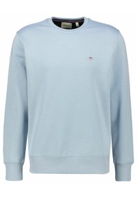 GANT - SHIELD C NECK - Collegepaita - blau dove blue Pienoiskuva 1