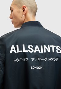 AllSaints UNDERGROUND - Bomber stiliaus striukė - petrol blue